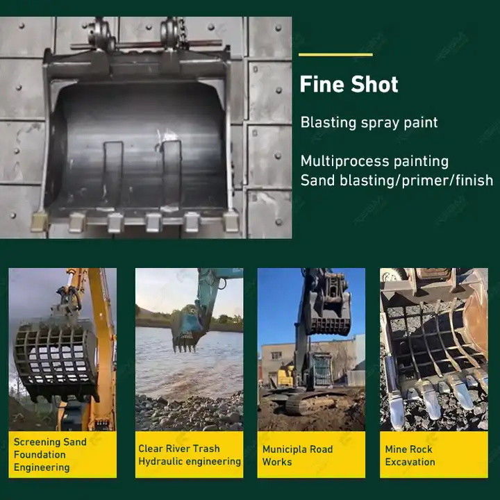 Macchine pesanti parti di movimento della terra escavatore scatola di roccia scheletrico secchio per escavatore 1-50T