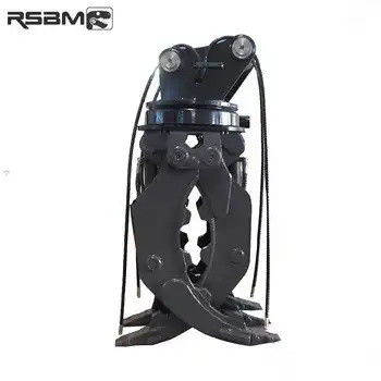 Escavatore a 360 gradi completo Log Grapple Rotatore idraulico adatto a 1-45t Escavatore