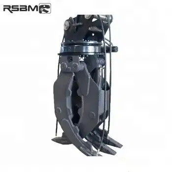 Escavatore a 360 gradi completo Log Grapple Rotatore idraulico adatto a 1-45t Escavatore