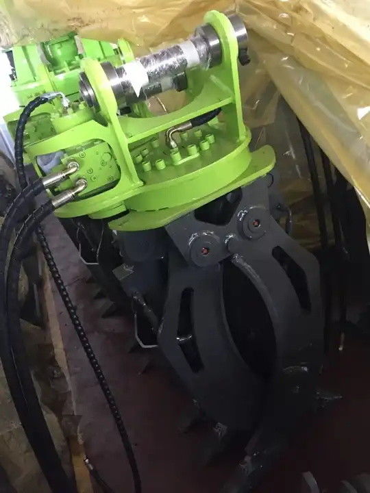 Escavatore a 360 gradi completo Log Grapple Rotatore idraulico adatto a 1-45t Escavatore