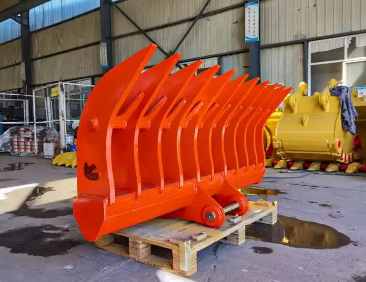 10-20T Rack per scavatori per spazzare detriti lunghi e ingombranti lasciati a terra