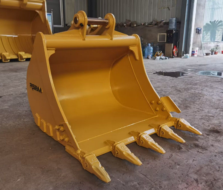 Bucket per scavatori robusti per materiali ad alta resistenza e lavori di demolizione