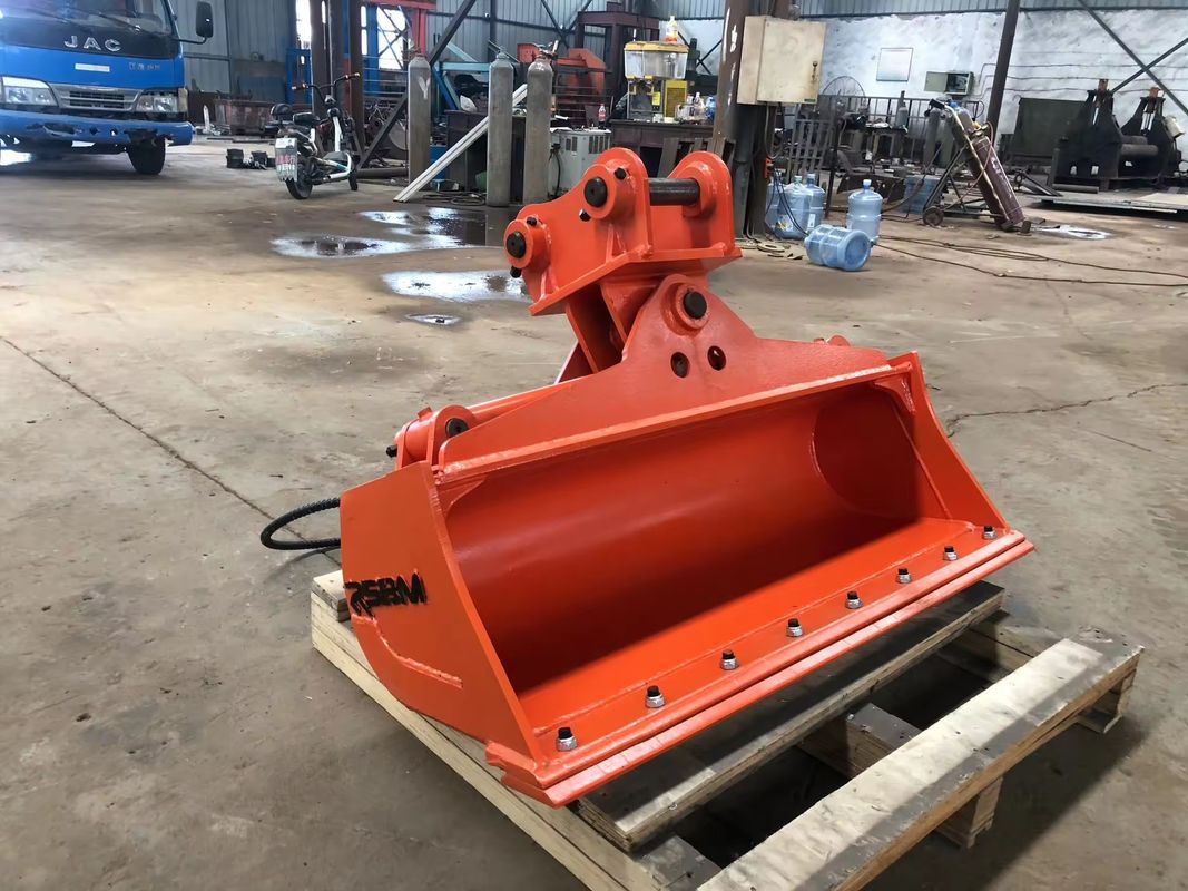 Vendita di fabbrica 45 gradi mini escavatore inclinazione secchio 2000mm Larghezza disposizione per 90 gradi inclinazione