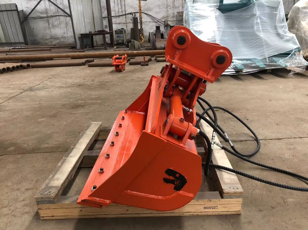 Vendita di fabbrica 45 gradi mini escavatore inclinazione secchio 2000mm Larghezza disposizione per 90 gradi inclinazione