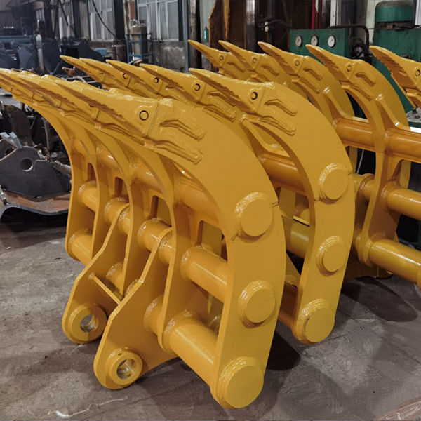 1200mm-2400mm Larghezza Escavatore Rack radicale 6-12 denti per la pulizia delle radici