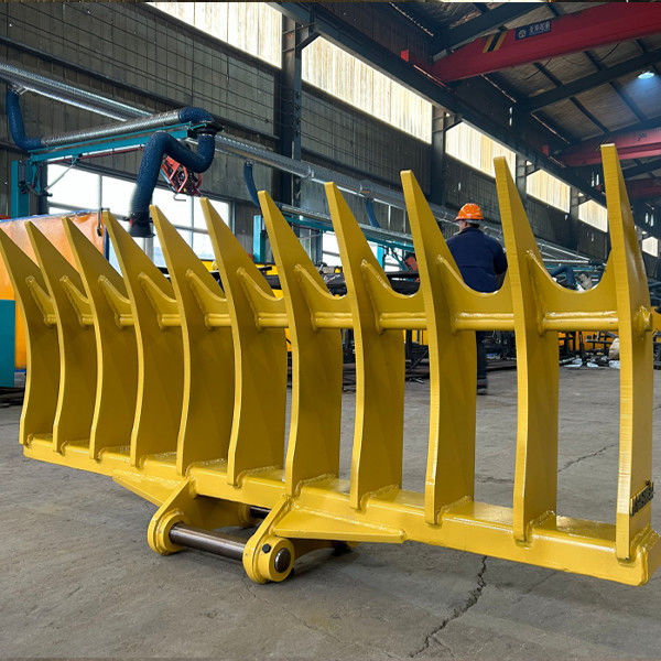 1200 mm-2400 mm Larghezza Rake di presa per trattori per le prestazioni di trasporto terrestre